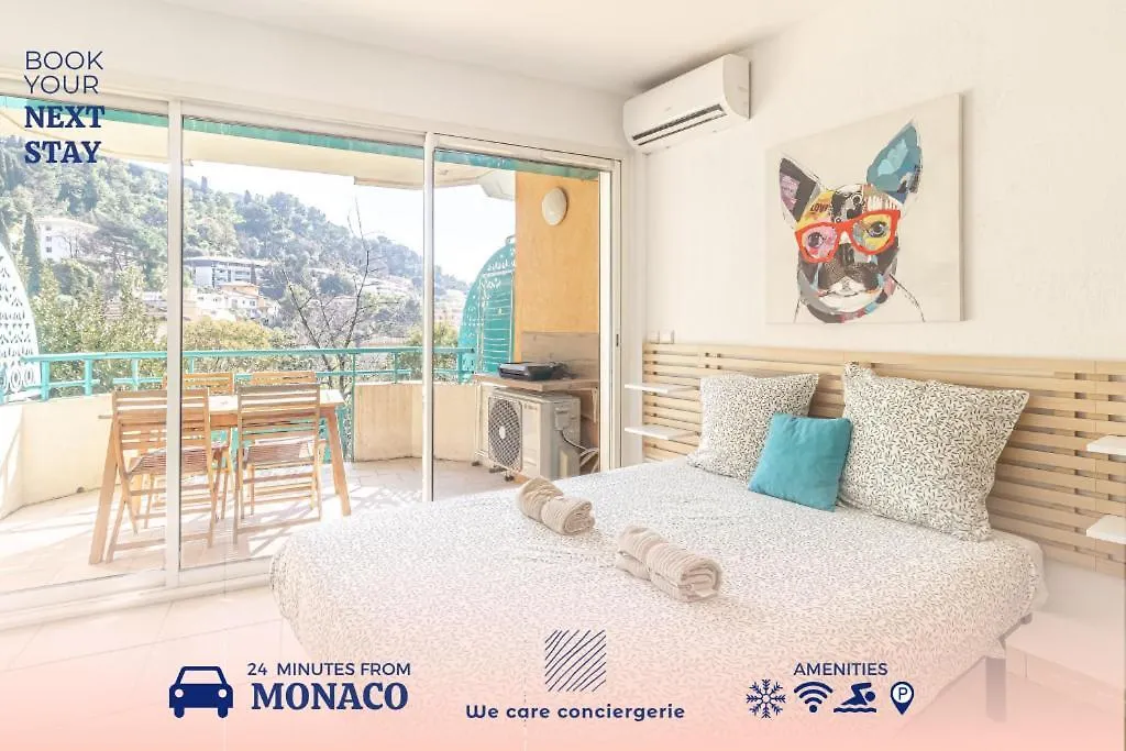Peaceful Studio Swimming Pool Near Menton location